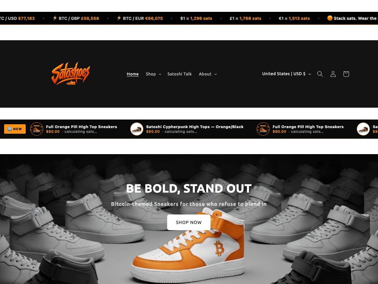 Satoshoes shop